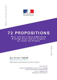 Rapport du député Aurélien Taché au Premier Ministre pour la refonte de la politique d'accueil et d'intégration des étrangers